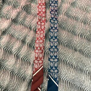 (2) Coach Silk Scarf